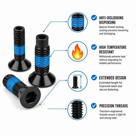 Eight Piece Scooter Replacement Screws Kit For Xiaomi M365 M365 Pro 1S Mi3 And Ninebot Max G30 ES F Series Electric Scooters