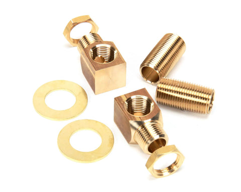Brass Installation Kit For B-0230 Style Faucets With Two Short Elbows, Two Half Inch NPT Nipples, Lock Nuts And Washers, Delivers One Half Inch NPT Male Inlet And Outlet When Fully Assembled