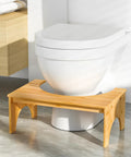 7 Inch Bamboo Poop Stool For Bathroom For Adults And Kids Relieves Bloating Constipation Eases Defecation Improves Bowel Movements
