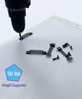 Heavy Duty Sawtooth Picture Hangers 50 Pack With Screws Built Tough For Hanging Canvas Frames Photos Clocks Paintings Artwork