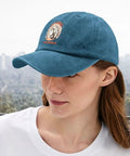 Lightweight Cyan Blue Baseball Cap For Men With Adjustable Buckle Strap Daily Driver Cool Hat For Everyday Wear