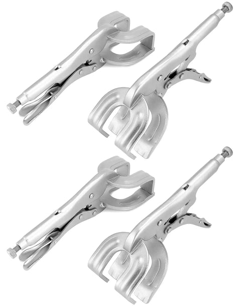 Beefy 9 Inch Locking Pliers Set For Welding And Metalwork 4 Pack Quick Lock Release Clamps With Adjustable Tension Heavy Duty