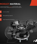 Beefy Front Right Steering Knuckle And Wheel Bearing Hub Assembly For Hyundai Elantra 2007 To 2012 With Four Wheel ABS