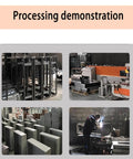 Processing demonstration of Vertical Round Lock Power Distribution Box with customizable electric meter panel components.