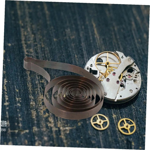 4 Piece Mechanical Clock Main Spring Repair Kit for Wind Up Alarm Clocks Replacement and DIY Timepiece Restoration
