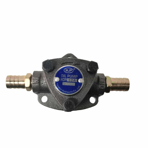 Manual Hand Drill Oil Pump 3.7L/Min Fluid Transfer Pump for Engine Gear & Hydraulic Oil, 8mm Shaft, front view