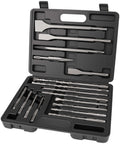 Gickbusus 17-piece SDS Plus drill bit and chisel set in a sturdy carrying case.