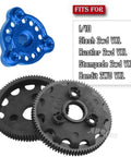 Durable 86T 48P Spur Gear Set With 19T 21T 23T Pinions And Slipper Clutch Upgrade For 1/10 Slash Rustler Stampede Bandit 2WD VXL