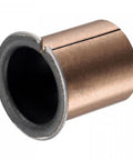 Heavy Duty Flanged Sleeve Bearings Built Tough With Bronze Sintered Surface And Carbon Steel Core Delivers Slippery Smooth Operation Zero Headache Maintenance 25mm Bore 28mm Outer Diameter 35mm Length Two Piece Pack