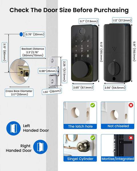 Keep Your Home Secure With This Top Shelf Keyless Entry Fingerprint Smart Deadbolt Bringing Quick Bluetooth App Sync Crisp Event Logs And Zero Friction Android Ios Pairing