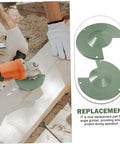 Angle Grinder Shield Guards 1 Pair Easy Install Protective Safety Covers For Grinding Machines Durable Iron Guard For Workshop Use Boss Level Safety Accessories For Safer DIY Projects shown in use with wood cutting, highlighting iron construction and design for debris containment.