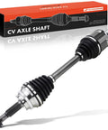 Heavy Duty Front Left Driver Side CV Axle Shaft Assembly Hassle Free Swap for Toyota Rav4 and Scion Tc with protective boot.