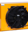 Heavy Duty Aluminum Plate Heat Exchanger For Hydraulic Oil Cooling, air oil cooler with fan, model AH1470T, industrial use