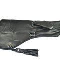 Heavy Duty Black Nubuck Leather Falconry Glove For Eagle Hawk Falcon Owl Handling Left Hand 14 Inch Protection From Talons
