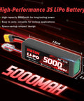 Heavy Duty 5000mAh 11.1V 30C 3S LiPo Battery With XT60 Plug For One Eighth And One Tenth RC Cars Trucks And Drones
