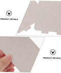 Close-up of Microwave Waveguide Mica Sheets 12 Pack Heat Resistant Insulation Pads showing texture and detail for cooking and baking.