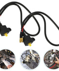 Motorcycle Brake Light Switch Two Pack No Fuss Easy Install With Power Cutoff And Reliable Safety Protection Durable Plastic And Copper Shown