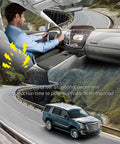 Cadillac Chevrolet GMC Lane Departure Warning Seat Actuator Vibrating Driver Seat Alert in action on curved road