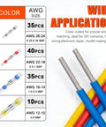 Heat Shrink Solder Seal Wire Connector Kit Waterproof Insulated Solderless Wiring Splice Connectors For Marine Automotive Boat Truck Repair 120 Pieces Tough As Nails Durable Easy Install And Long Lasting Performance with wire color and size chart