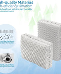 Two Relion Compatible Humidifier Filter Replacement Pack Of 4 for RCM832 RCM-832N ProCare PCWF813 Protec WF813 shown with filtration benefits.