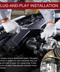 Mechanic installing Alternator Pigtail Kit 3 Pin 3 Wire Plug Wiring Harness Connector Plug And Play Automotive
