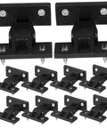 Straight Fire Quality Push On Fittings 10 Piece Quick Snap Connectors Hella Secure Corner Braces for Cabinet and Wardrobe Panels