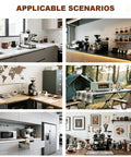 Various settings showcasing the No Sweat Smart Coffee Bean Roaster With 200 Gram Capacity And Clean Digital Interface.