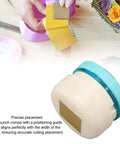Durable Metal Hole Punch For Paper Crafting DIY Embossing Punch Cuts Multiple Sheets with clean edges, handheld with positioning guide