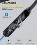 Internal view showing Bluetooth 5.4 chip in Neckband Wireless Earbuds With 29 dB Noise Reduction, Isolation In Ear Earplugs.