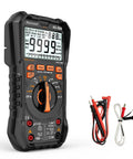 Digital Multimeter With Auto Range, 9999 Counts, Measures DC And AC Voltage, Current, Resistance And Diodes, Volt Amp Ohm Meter