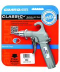 Whisper Jet Safety Air Gun With Volume Control And Pistol Style Grip For Quiet Cleaning, shown in packaging on a red background