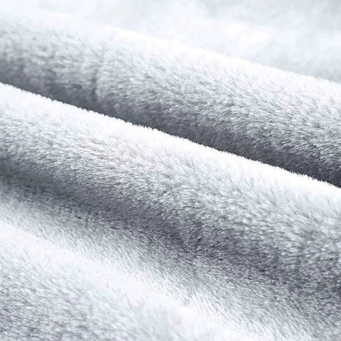 Close-up of fleece material on Heavyweight Fleece Hoodie For Men With Full Zip And Warm Inner Lining Thick Winter Coat Style Sweatshirt