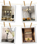 4 Pack Bell Shaped Glass Lampshades For Ceiling Fans And Light Fixtures shown on various fixtures