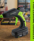 18V Cordless Hot Glue Gun With 60W Internal Heater Reaches 380 Degrees Fahrenheit In Minutes Battery Compatible With Ryobi 18V