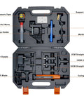 Rongter Hot Wire Foam Cutter Kit For Styrofoam Modeling With Storage Case, tools including hot wires, power supply, and measuring tape.