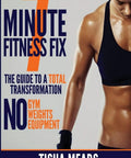 Cover of 7 Minute Fitness Fix Real Talk Home Workout Guide for Busy Folks with fitness text elements and a model's arm.