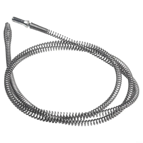 Heavy Duty Spring Drain Snake Tool Set For Unclogging Nasty Bathroom And Kitchen Blockages Flexible Manganese Steel Pipe Dredger spring coil close-up
