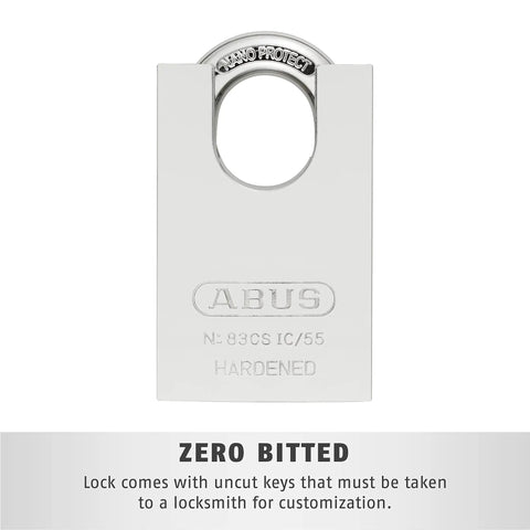 Rekeyable Chrome Plated Brass Padlock With Shrouded Shackle And Dual Ball Bearing Locking For Tough As Nails High Security Steel Lock