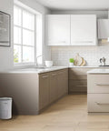 Premium Hepa Air Purifier With H13 True Filters And Uv Light Plus Activated Carbon in a modern kitchen corner