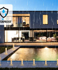 Lit 12 Pack Flameless LED Candles Battery Operated Waterproof Pillars With 2 Remote Controls arranged outdoors by pool