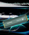 S660 PCIe Four Point Zero 1TB NVMe M2 SSD With Heatsink For PS5 shown with gaming console controller