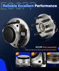 Front 6 Lug Wheel Hub Bearing Assembly With ABS For Chevy GMC Cadillac Escalade Suburban Tahoe Yukon XL 1500 Avalanche Silverado 1500 Sierra 1500 2WD 515097
