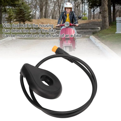 Close-up of Electric Bike Pedal Assist Sensor With 12 Magnets And Dual Hall Sensors, Left Side PAS Sensor For E Bikes