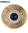 Top view of Three Quarter Inch Ogee Diamond Hand Profiler Router Bit Profile Wheel with M10 Thread for Granite Concrete Marble Countertop
