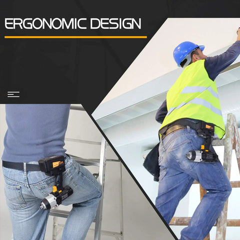 Workers using 20V Cordless Impact Wrench With Half Inch Chuck 450 Newton Meters Max Torque 4.0Ah Lithium Battery on construction site