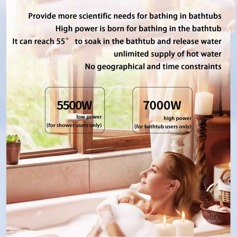 Badass Black Wall Mounted Shower Setup Featuring Integrated Electric Water Heater With Instant Hot Water And Constant Temp Control You Can Count On Includes Premium Shower Head Plus Shoulder Spray For A Sick Bathroom Experience No Cap Included, highlighting bath power options.