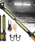 Pro Grade Dual Underhood Work Light With Smart Sensor Control 2400 Lumens LED 4400mAh Rechargeable Magnetic Base And Hooks