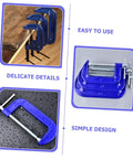 Heavy Duty 4 Inch G Clamp And C Clamp For Woodworking With Quick Release Desk Mount, Steel Metal Clamp For Woodworking Benches