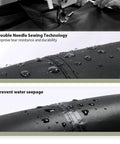 Waterproof Patio Table Cover 96x48 Inches Heavy Duty 600D Rectangular Outdoor Table Protector with sewing process close-up
