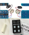 Beginner Friendly Soldering Practice Kit for Adults With Memory Training Easy Electronic DIY Project Set components and memory game display